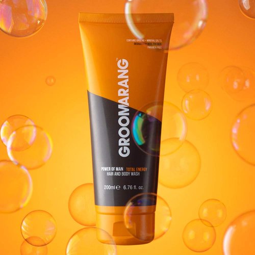 Groomarang Power of Man ‘Total Energy’ Hair and Body Wash 200ml