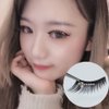 5Pairs Cat Eye False Eyelashes Natural 3D Fake Eye Lashes with Shiny Rhinestones Makeup Party Extension Eyelashes