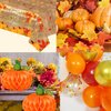 YJDFWAUT Thanksgiving Party Decorations Supplies, Thanksgiving Banner Hanging Swirls for Autumn Holiday, Turkey Autumn Hanging Decorations, Thanksgiving Foil Fringe Curtain Balloon Garland