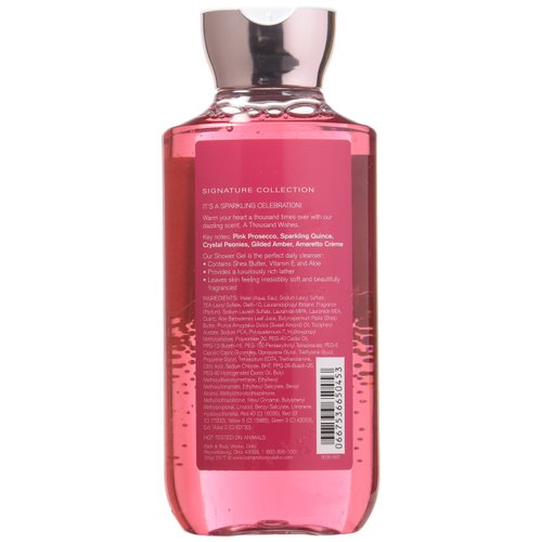 Bath & Body Works, Signature Collection Shower Gel, A Thousand Wishes, 10 Ounce