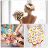20pcs 2.75 Inch Hawaiian Flower Hair Clips,Hawaii Plumeria Hair Clip Beach Flower Headpieces for Wedding Party (Random)