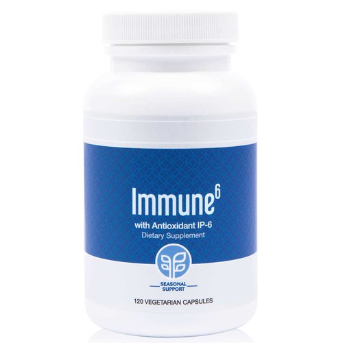 PURE Immune6 120 Capsules - Immune Support Supplement with Antioxidant Inositol Hexaphosphate IP6, Selenium Supplement + Iron with Vitamin C and D3. Boost Immunity with Our Multi Vitamin.