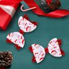 Sparkly Sequin Christmas Santa Hair Bows Red, PU Leather Glitter Hair Clips for Gilrs Sturdy Alligator Clip Cheer Hair Accessories for Christmas Xmas Holiday Festive Party Decor