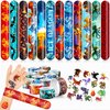 48 Dragon 24PCS Dragon Temporary Tattoos Sticker 24PCS Slap Bracelets Perfect for Themed Birthday Party Favors Baby Showers or Classroom Rewards Ideal Decor and Gifts for Girls and Boys