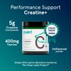 Puori Creatine Monohydrate Powder with Taurine - Unflavored Creatine Powder, Pre-Workout Supplement for Men & Women - Muscle Builder, Enhanced Workout Performance & Strength Building - 60 Servings