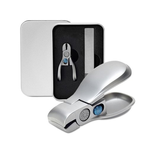 GMELOV Small Nail Clippers Fingernail & Thick Toenail Clipper Cutters Sharp Stainless Steel Wide Jaw Openning Self-Collecting Nail Clipper for Men Women Seniors Portable Mini Nail Trimmer with File