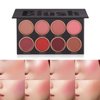Professional Blush Makeup Palette, 8 Colors Blush and highlighter Palette Matte Powder Bright Shimmer Mineral Contour Blush Palette Makeup Blush Pallet