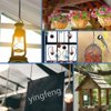 YINGFENG 10 Pack 9.5 Inch Black Hanging Chains, Garden Plant Hangers for Hanging Bird Feeders, Billboards, Chalkboards, Basket, Planters, Lanterns, Wind Chimes and Decorative Ornaments Etc