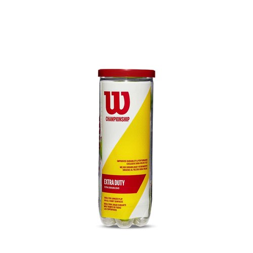 WILSON Championship Tennis Balls - Extra Duty, Single Can (4 Balls)