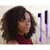 Hair Styling Comb Set 6 PCS, Teasing Hair Brush, Rat Tail Comb Edge Brush, Hair Tail Tools for Women Girls Kids Braiding Backcombing Styling (Purple)