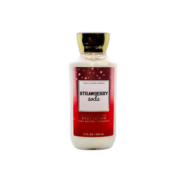 Bath and Body Works Strawberry Soda Super Smooth Body Lotion 8 fl oz / 236 mL