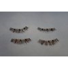 Handmade Magnetic Lashes - FULL LASH - 3 Magnets - 4 lash length options - brown or black (S, Brown)