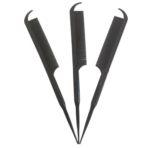 Rat Tail Fine Tooth Comb with Hook