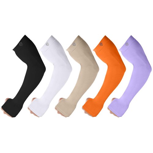 SHINYMOD Arm Sleeves for Men Women UV Sun Protection Compression Warmer Cover