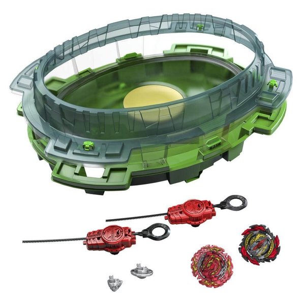Beyblade Burst QuadDrive Interstellar Drop Battle Set, Set Stadium, 2 Battling Tops and 2 Launchers, Toys for 8 Year Old Boys & Girls & Up