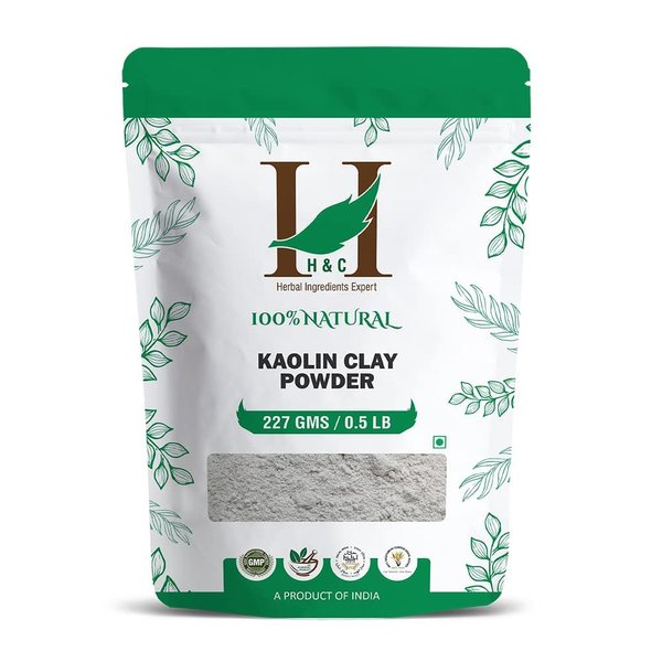 ‎H&C HERBAL INGREDIENTS EXPERT H&C Kaolin Clay Powder - 227 Grams | For Acne, Blackheads Skin Face Mask