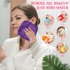Orighty Makeup Remover Cloths 7-Day Set, Premium & Reusable Makeup Remover Pads, Erase Makeup With Just Water, Makeup Set For Eyes, Lips, Foundation and more, Ideal Choice For Women (Rainbow)