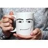 Fonhark - Funny Gamer Mug Set, MAN FACE Mug, WOMAN Face Mug, Birthday Mug, (Pack of 2), 11 Oz Novelty Coffee Mug/Cup, White