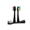 RBH-3 Replacement Brush Heads for Pursonic S400/s420/S430S450/S600s/625 Models,Black and Brush Heads for Waterpik Complete Care 5.0 & 9.0, 3-Pack, Black