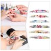 JIALWSJWAN 6 Pack Nail Files Washable Nail File Set 80/100/150/180/240/320 Grit Emery Boards for Nail Trimming Grinding