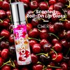 Blossom Scented Roll on Lip Gloss, Infused with Real Flowers, Made in USA, 0.20 fl. oz./5.9ml, Cherry