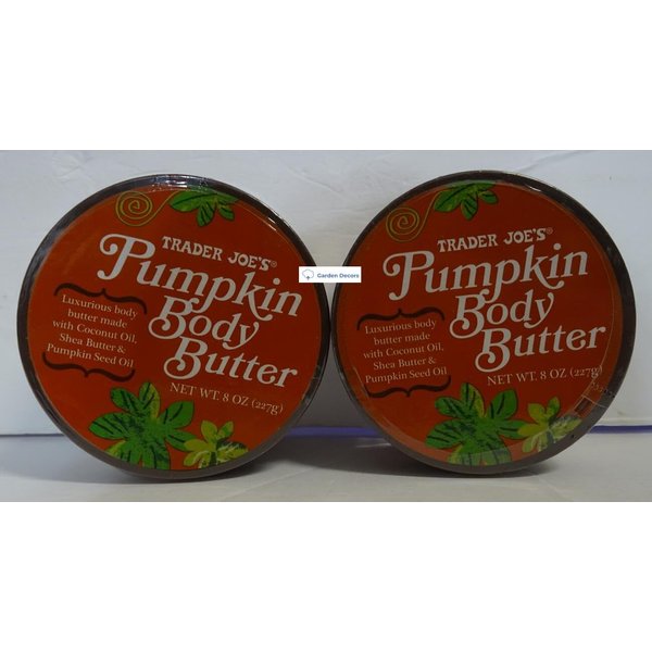 Trader Joe's Pumpkin Body Butter 8oz 227g (Two Jars)