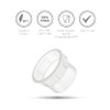 Maymom Shield Converter Aka Pump Connector Bushing, Compatible with Zomee/BabyBuddha/NCVI Pump Connector; 4pc