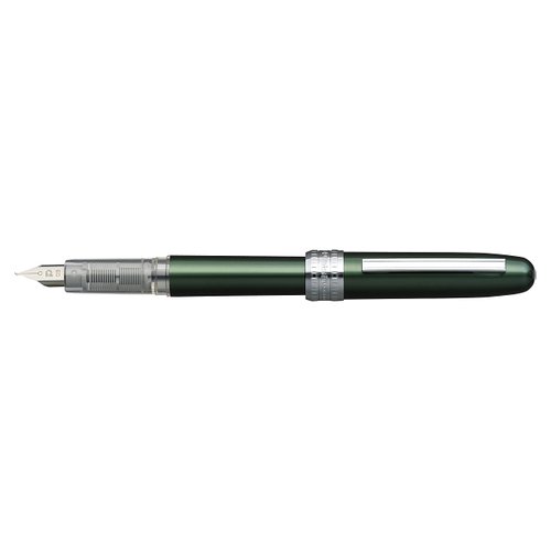Platinum Fountain Pen, Plaisir Fine Nib, Green (PGB-1000-#41-F)