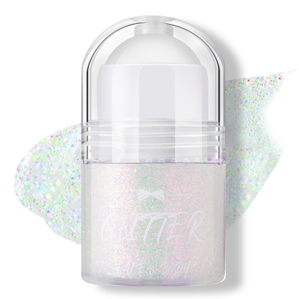 Holographic Body Glitter Gel for Body Face Hair, Chameleon Glitter Gel for Festival Party, Chunky Mermaid Body Shimmer Glitter -02