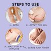 NOVAL Callus Remover for Feet Professional Callus Remover Gel - 8.8 Oz Powerful Extra Strength Gel Remove Hard Skins Heels and Soften Tough Callouses for Foot Spa Home Pedicure