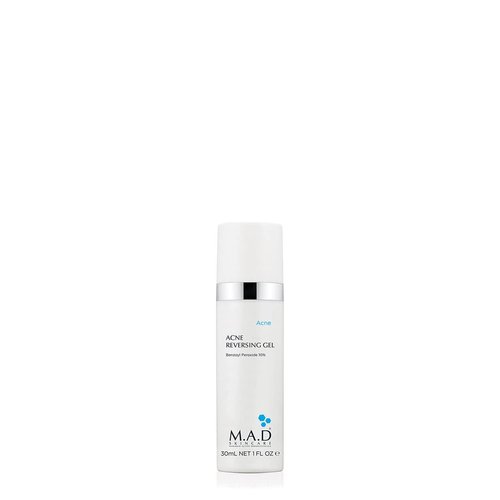 M.A.D Skincare Acne Reversing Gel - Non-Drying Benzoyl Peroxide Blemish Control 1 oz.