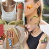 Y 10 Sheet Car Temporary Tattoo Stickers Men Women Boys Girls Makeup Festival Carnival Birthday Party Fake Body Tattoos for Traffic Race car Theme Face Tattoos Body Tattoos
