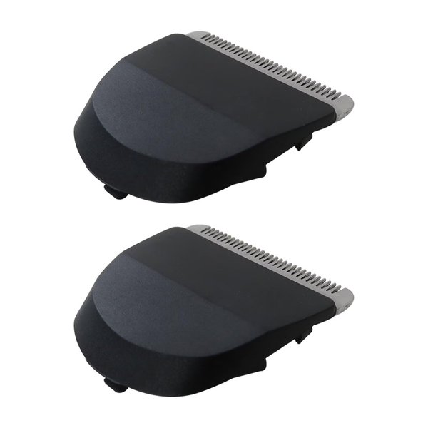 LINGSEE New Replacement Trimmer Blades for Professional Peanut Snap On Clipper/Trimmer Blade #2068-300 Compatible with Wahl Peanuts Hair Clipper (Black, 2-pack)