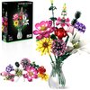 Utbttor Flowers Bouquet Building Set, Flower Botanical Collection Building Kit Toys Office Home Decoration, Valentine Day, Birthday, Mother's Day, for Him and Her Kids Adults(No Vase)-699Pcs