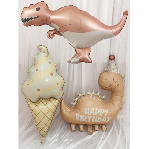 Giant 3D Dinosaur Balloons Self Standing Cute Dinosaur Balloons Birthday Party Decorations Supplies