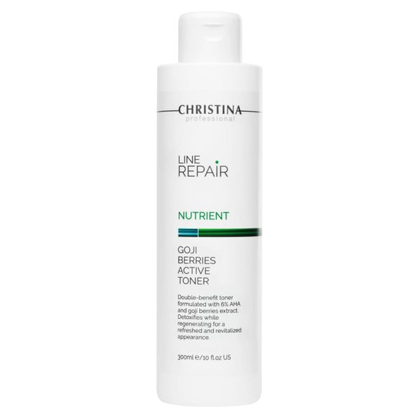 Christina Line Repair Nutrient Goji Berries Glycolic Acid Toner for Face | Regeneration, Skin Alignment Facial Toner | Suitable for Acne, Black Spots 300ml