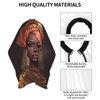 Mount Hour African Black Girl Home Hair Cutting Barber Cape Hair Salon and Dyeing Styling Cloth for Women/Men