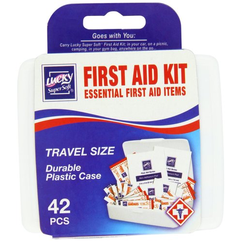Lucky Super Soft First Aid Kit, 42 Count