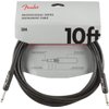 Fender Professional Series Instrument Cable, Guitar Cable 10 ft, Stage Ready with Anti-Kinking Design, Black