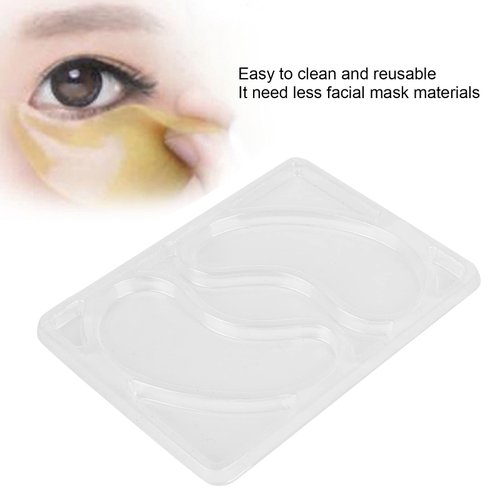Eye Mask, 5Pcs Reusable Eye Mask Multifunctional Mask Patch Tray Plate Set Reusable Portable Eye Patches for Facial Mask Machine