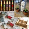 KTOJOY 200 Pcs Craft Sticks Ice Cream Sticks Natural Wood Popsicle Craft Sticks 4.5 inch Length Treat Sticks Ice Pop Sticks for DIY Crafts