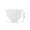 3Pcs mask bowl facial care bowl lip balm making kit DIY bowl serve bowls silicone prep bowls mixing bowl cream applicator beauty salon bowl lips dipping sauce bowl white