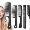 Hair Comb, Wide Tooth Comb, Rat Tail Fine Tooth Comb For Women Men Hair Parting Cutting, Wet Curly Hair Detangling (5PCS)