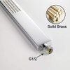 Ownace Square Solid Brass Chrome Hand Held Shower Head With Wall Connector and Hose Set