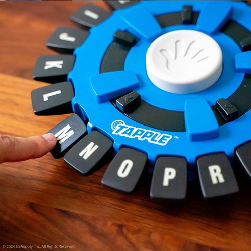 USAOPOLY TAPPLE® Word Game | Fast-Paced Family Board Game | Choose a Category & Race Against The Timer to be The Last Player | Learning Game Great for All Ages (1 Pack)