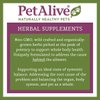 PetAlive Natural Moves - All Natural Herbal Supplement Promotes Bowel Health and Regularity in Cats and Dogs - 60 Veggie Caps