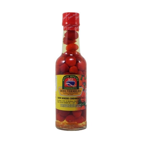 Sabor Mineiro Bode Vermelha | Red Pepper Sauce 4.58oz 120gr (3 Pack)