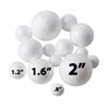 240 Pack Foam Balls -Craft Foam Balls -Foam Craft Balls -Foam Balls for Arts and Crafts, DIY Craft for Home, School Craft Project -240 Bulk Foam Balls, 4 Sizes .8’’, 1.2’’, 1.6’’, 2’’ Inches