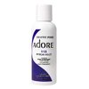 Adore Semi Permanent Hair Color - Vegan and Cruelty-Free Hair Dye - 4 Fl Oz - 113 African Violet (Pack of 2)