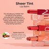 MCoBeauty Sheer Tint Lip Balm, Lava, Nourishing Tint for Healthy, Luscious Lips, Vegan, Cruelty Free Cosmetics